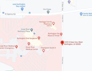 Map thumbnail of Burlington Pediatrics