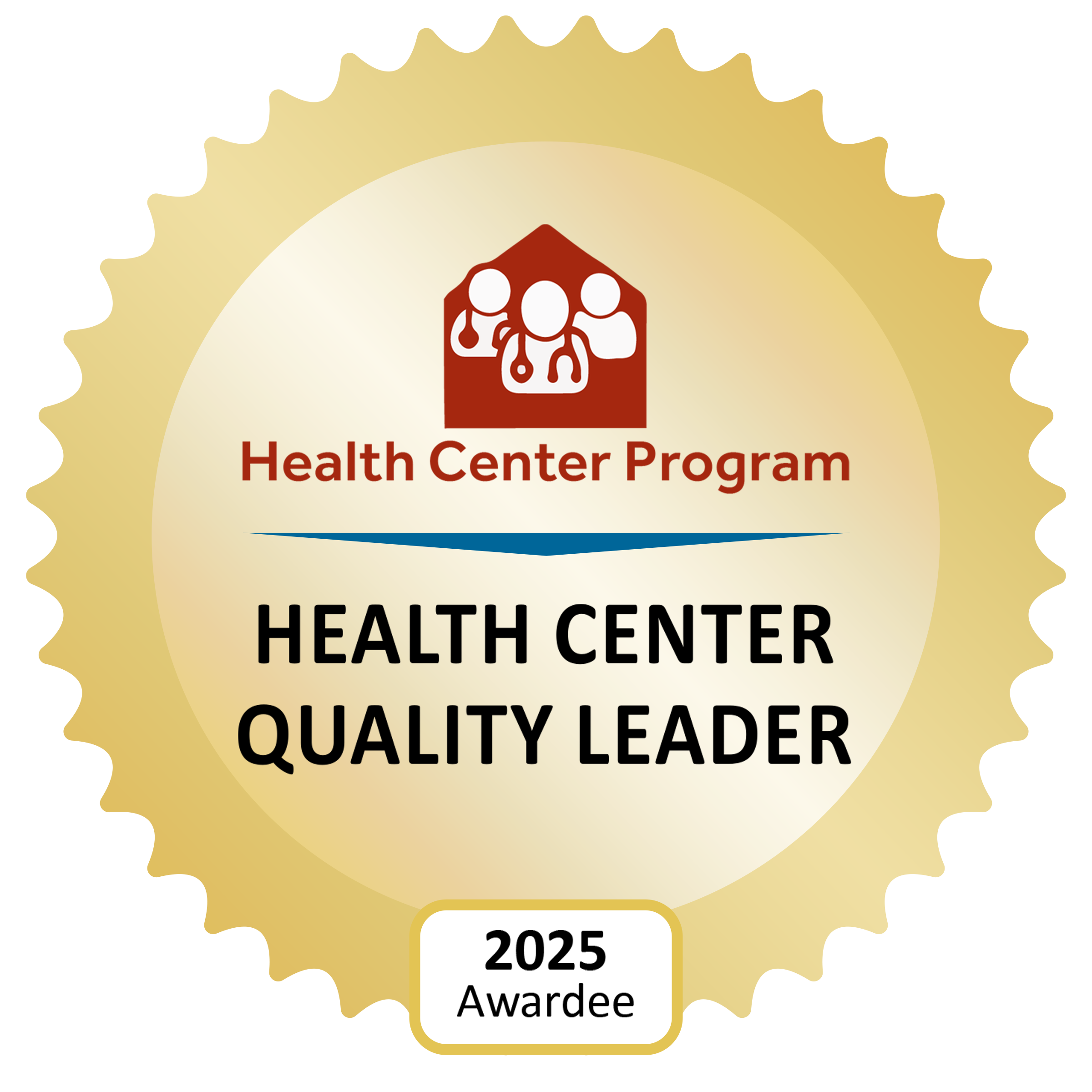 Health Resources and Services Administration Quality Leader badge